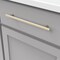 Hickory Hardware Bar Pulls Collection Pull 8-13/16 Inch 224mm Center to Center Champagne Bronze Finish HH075598-CBZ - alternate 6